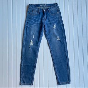 Machine Jeans Distressed Jeans Size 26